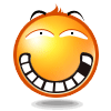 Tooth Gap Orange Smiley Face  Emoticons
