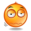 Feeling Sick Orange Smiley Face  Emoticons
