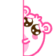 Pink Mouse Sad Round Corner Emoticons