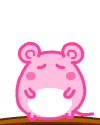 Pink Mouse Diving Into Pot Emoticons