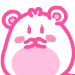 Pink Mouse Looking Very Sad Emoticons