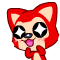 Red Fox With Starry Eyes Emoticons