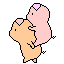 Small Pig Giving Piggy Back Emoticons