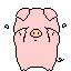 Small Pig Crying And Sad Emoticons