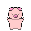 Small Pig Hurt And Angry Emoticons