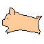 Small Pig Running Along Emoticons