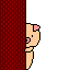 Small Pig Peeping Behind Door Emoticons