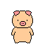 Small Pig With Heart Eyes Emoticons