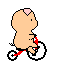 Small Pig Riding Bicycle Emoticons