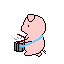 Small Pig Marching With Drum Emoticons