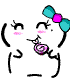 Textmoji Licking Pink Lollypop Emoticons