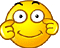 Yellow Smiley Face Silly Face Emoticons