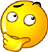 Yellow Smiley Face Wondering Emoticons
