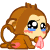 Yoyo Monkey Crying On Floor Emoticons