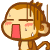 Yoyo Monkey Sweating Confused Emoticons