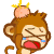 Yoyo Monkey Sore Head Emoticons