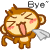 Yoyo Monkey Waving Bye Emoticons