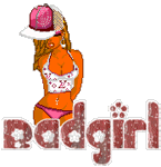 Badgirl Girl Emoticons