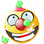 Clown Smiley Juggling Balls Emoticons