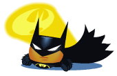 Batman Smiley Bat Signal Emoticons
