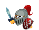 Knight Slashing Sword Emoticons