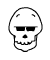 Skull Smiling Emoticons