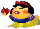 Snow White Smiley Emoticons