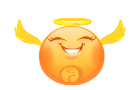 Angel Smiley Flying To Heaven Emoticons