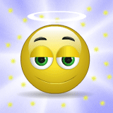 Sparkling Angel Smiley Emoticons