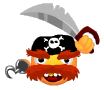 Pirate Hook Smiley Emoticons