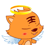 Angel Cat Emoticons