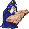 Grumpy Wizard Reading Emoticons