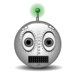 Robot Smiling Screen Emoticons