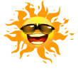 Sun With Sunglasses Emoticons