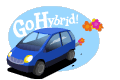 Running Car Go Hybrid Emoticons