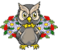Owl Very Decorative Emoticons