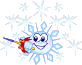 Snowflake Magic Wand Emoticons