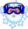 Snowflake Removing Goggles Emoticons